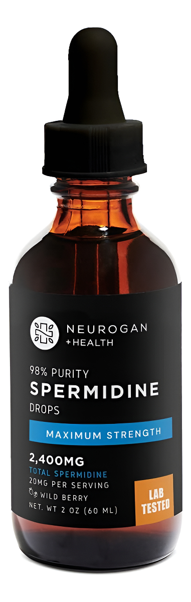 Neurogan Gotas De Espermidina De 2400 Mg - 98% Puro | Apoyo De Autofagia Y Suplementos De Salud Celular | Suplementos D