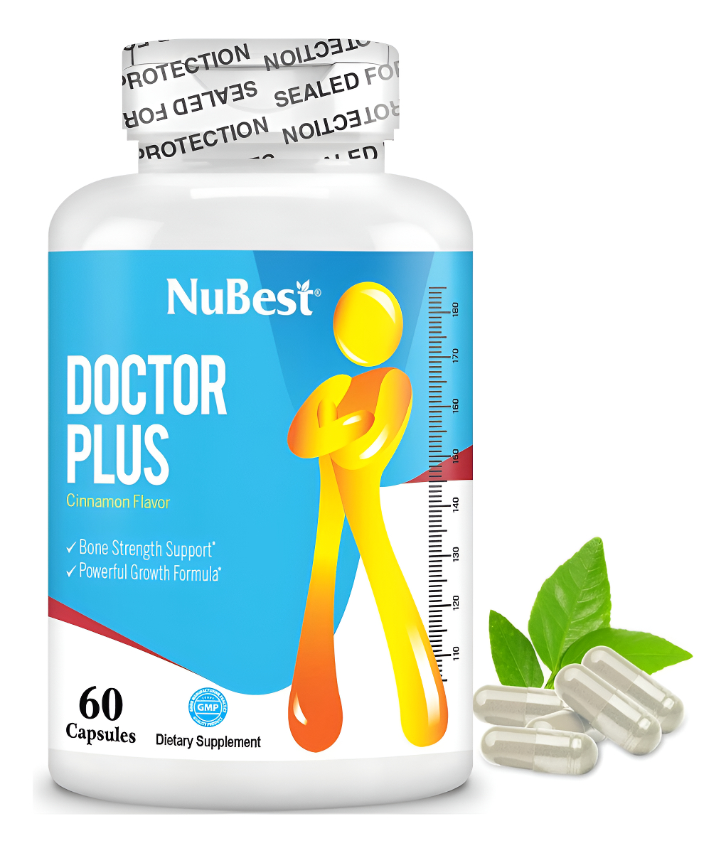 Nubest Doctor Plus - Suplemento De Fuerza Ósea Con Calcio, Vitaminas D3, Vitamina K2 Y Multivitaminas, Suplemento De In