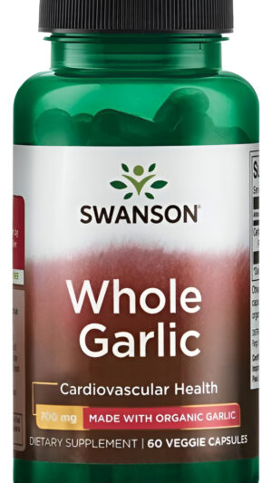 Ajo Organico - 60 Caps- 700 Mg De Swanson