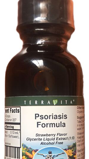 Terravita Psoriasis Fórmula Tratamiento Líquido Para Las Afecciones Cutáneas, Sarpullidos, Psoriasis 1 Fl. Oz.