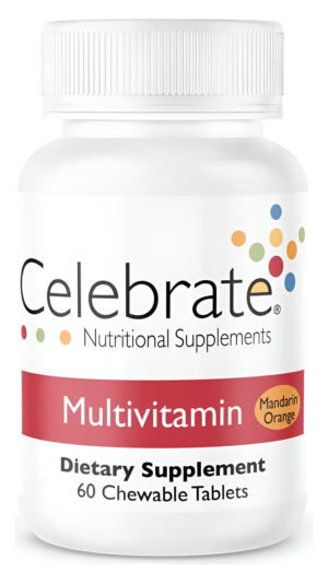 Celebrate Vitamins Bariatric Multivitamínico 60 Tabletas Masticables, Sin Hierro