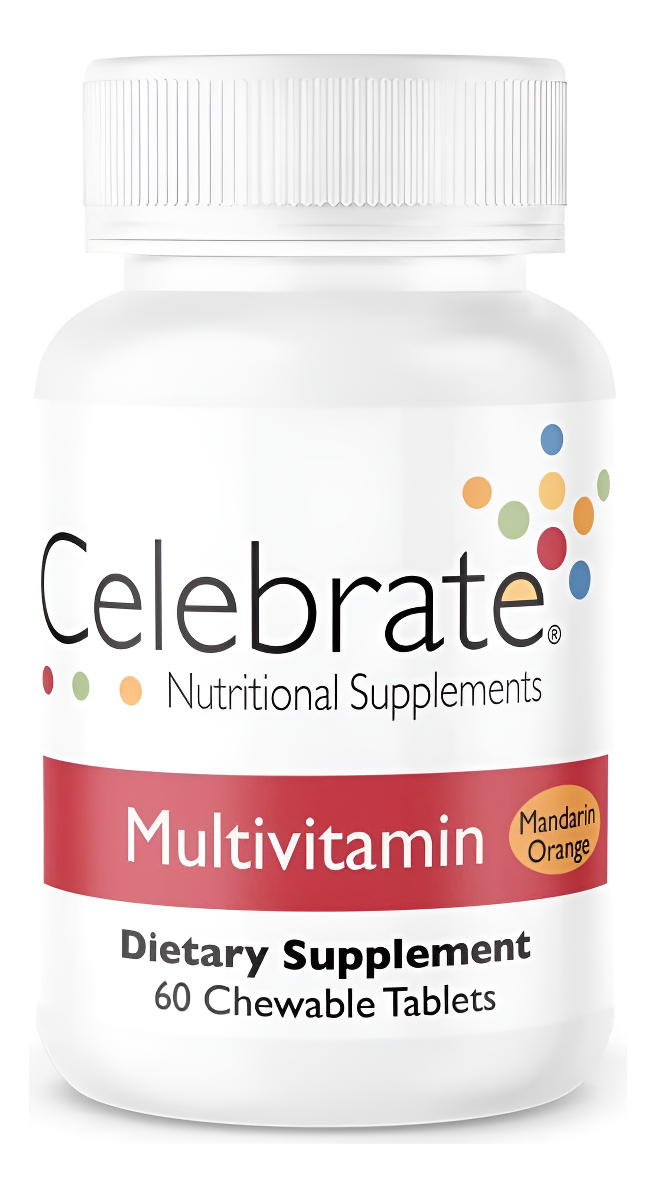 Celebrate Vitamins Bariatric Multivitamínico 60 Tabletas Masticables, Sin Hierro