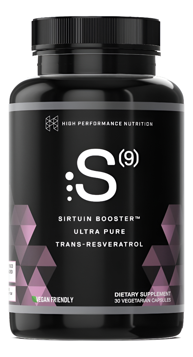 Hpn S(9) Sirtuin Booster Ultra Pure Trans Resveratrol Suplemento Antioxidante Para Envejecimiento Saludable, Nutrición