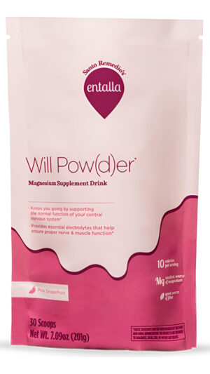 Will Pow(d)er, Suplemento Dietético, Bebida Botánica En Polvo, Magnesio, Potasio Y Mezcla De Hierbas, Sabor Pomelo Rosa