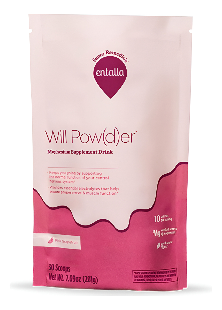 Will Pow(d)er, Suplemento Dietético, Bebida Botánica En Polvo, Magnesio, Potasio Y Mezcla De Hierbas, Sabor Pomelo Rosa