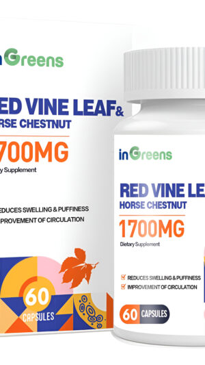 Suplemento De Hoja De Vid Roja De 1700 Mg