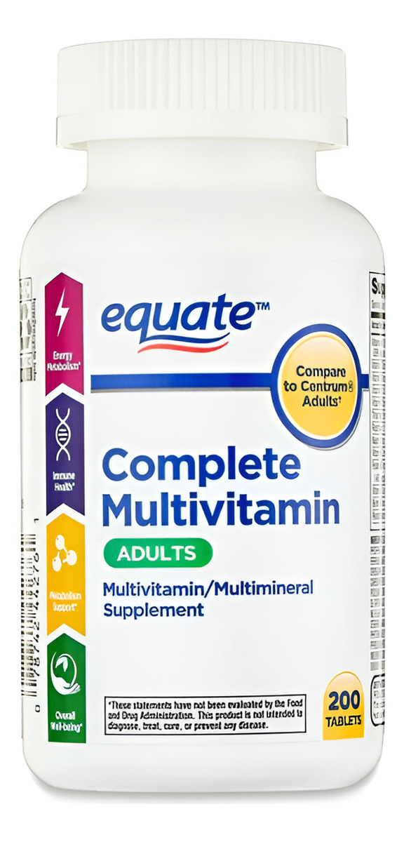 Vitaminas 200 Cápsulas Equate