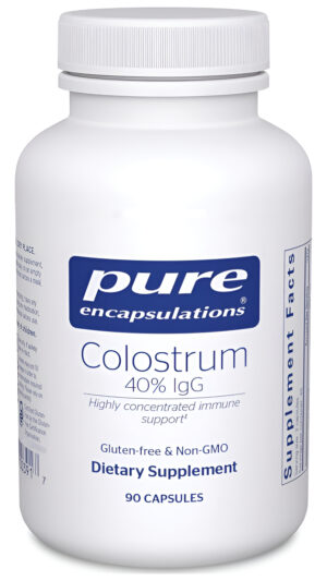 Pure Encapsulations Colostrum | 40% Igg Highly Concentrated Immune Support | 90 Capsules