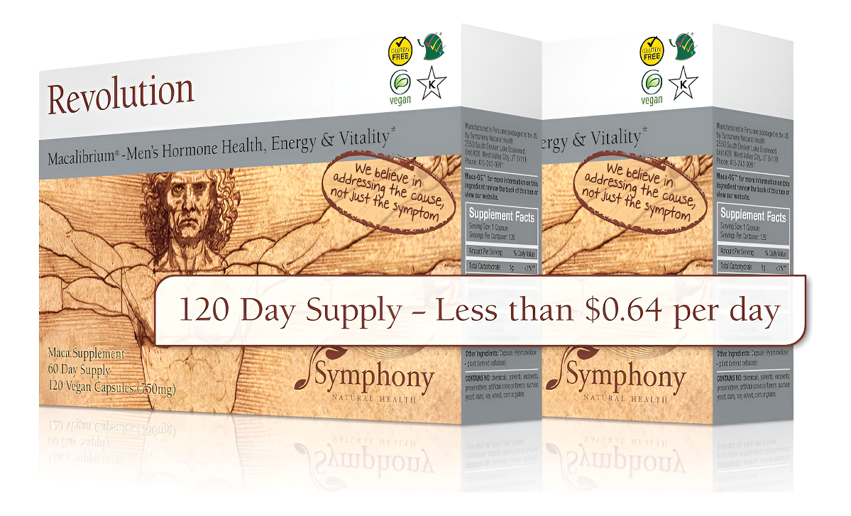 Revolution Macalibrium - Suplemento De Maca Gelatinizada Concentrada Natural Para Apoyar La Salud Hormonal De Los Hombr