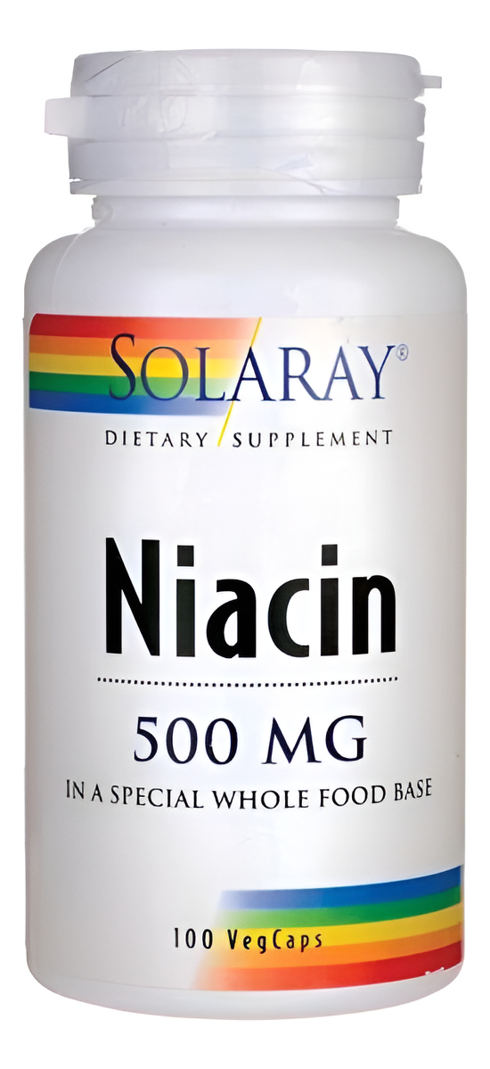 Niacin 500 Mg 100 Caps De Solaray