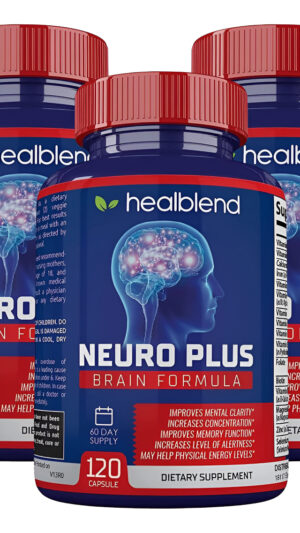 Neuro Plus Brain & Focus Formula - Suplemento De Refuerzo Cerebral, Apoya La Claridad Mental Y La Concentración - Mejor