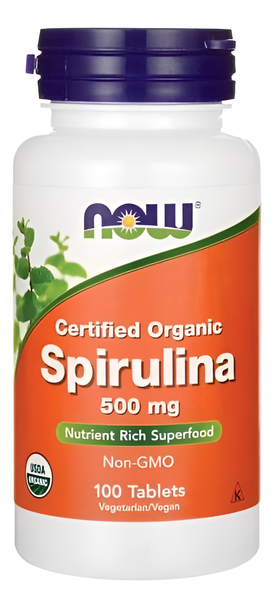 Spirulina 100 Caps 500 Mg De Now