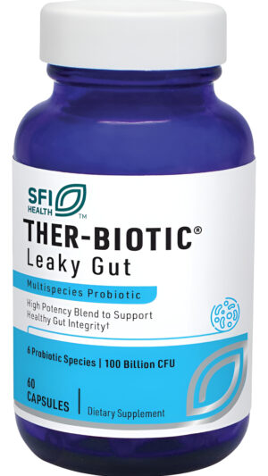 Klaire Labs Ther-biotic Factor 6 Probiótico, Probióticos Ultra Fuertes De 100 Mil Millones De Ufc, 60 Cápsulas