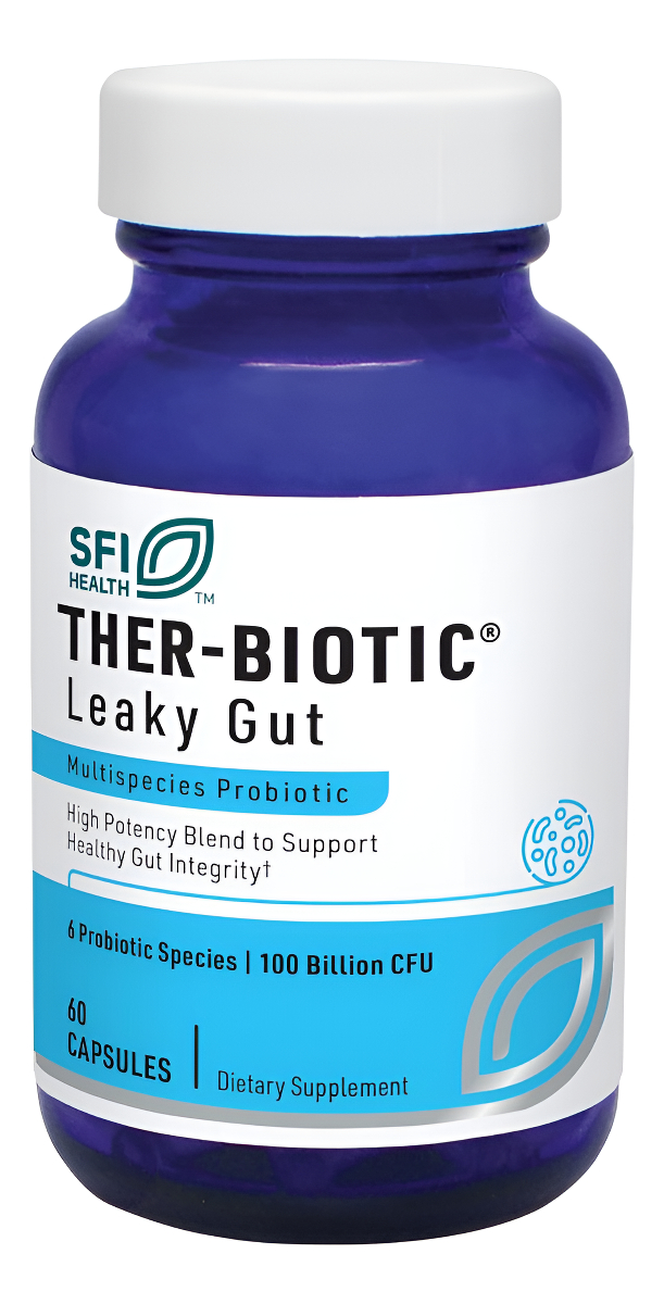 Klaire Labs Ther-biotic Factor 6 Probiótico, Probióticos Ultra Fuertes De 100 Mil Millones De Ufc, 60 Cápsulas