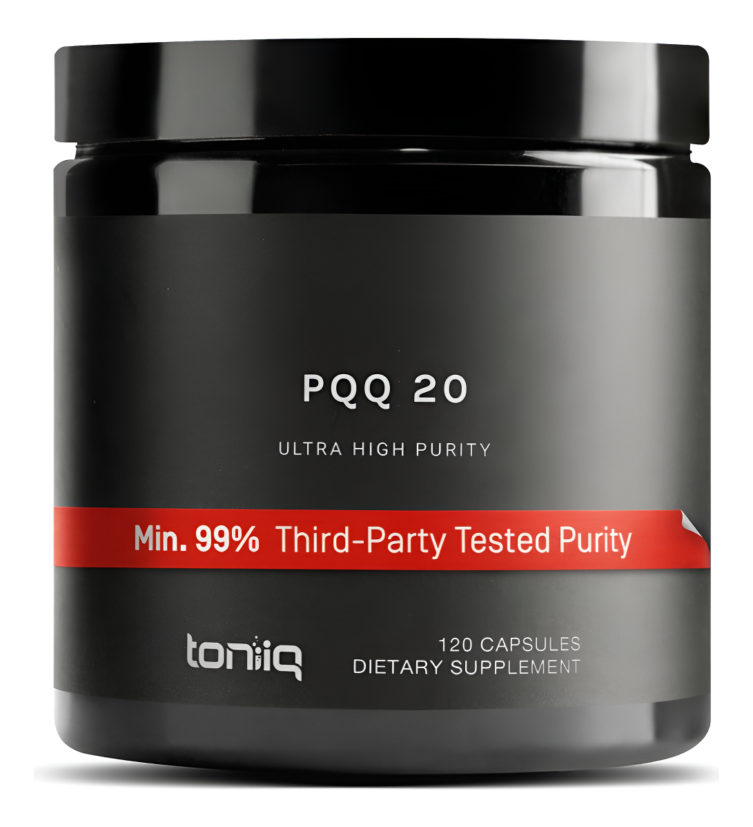 Toniiq Suplemento De 99% + 20 Mg - Fórmula Concentrada Pqq De 20 Mg De Pureza Ultra Alta - Pqq 20 Mg 120 Cápsulas - Sup