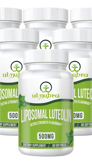 Luteolina Liposomal De 500 Mg, Absorción Máxima, Flavonoide Potente, 360 Cápsulas Blandas, Suplemento De Luteolina, Sin