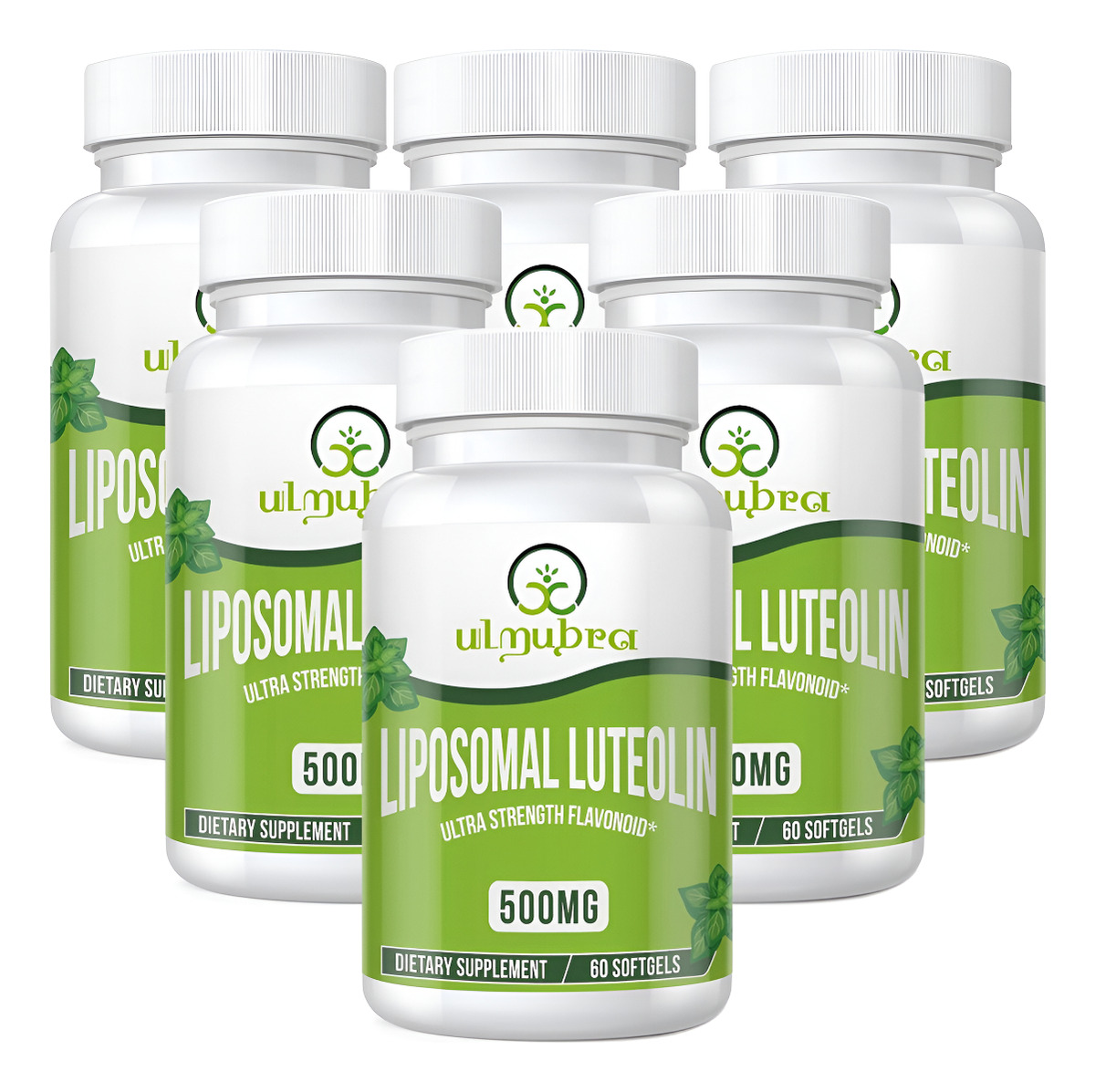 Luteolina Liposomal De 500 Mg, Absorción Máxima, Flavonoide Potente, 360 Cápsulas Blandas, Suplemento De Luteolina, Sin