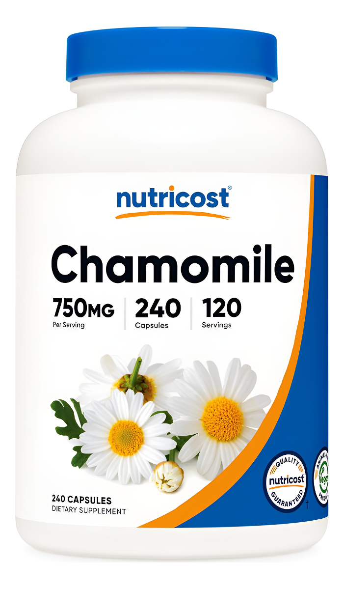Nutricost Suplementos Extracto De Manzanilla 750 Mg, 240 Cápsulas Vegetales