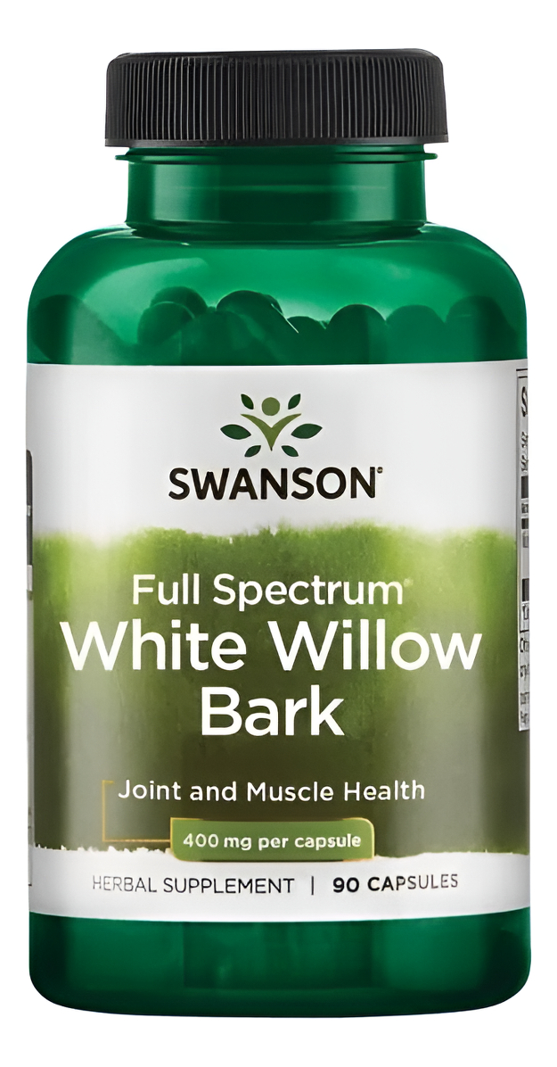 White Willow Bark 90 Caps 400 Mg De Swanson