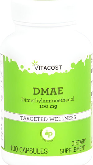 Dmae 100 Mg - 100 Cápsulas - Memoria, Concentración Vitacost