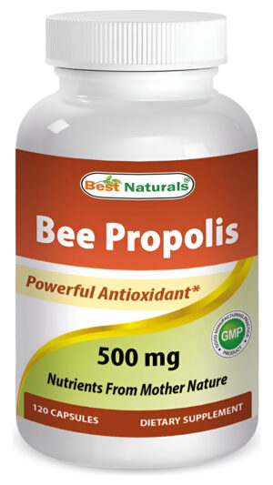 Best Naturals Propóleos De Abeja 500 Mg 120 Cápsulas