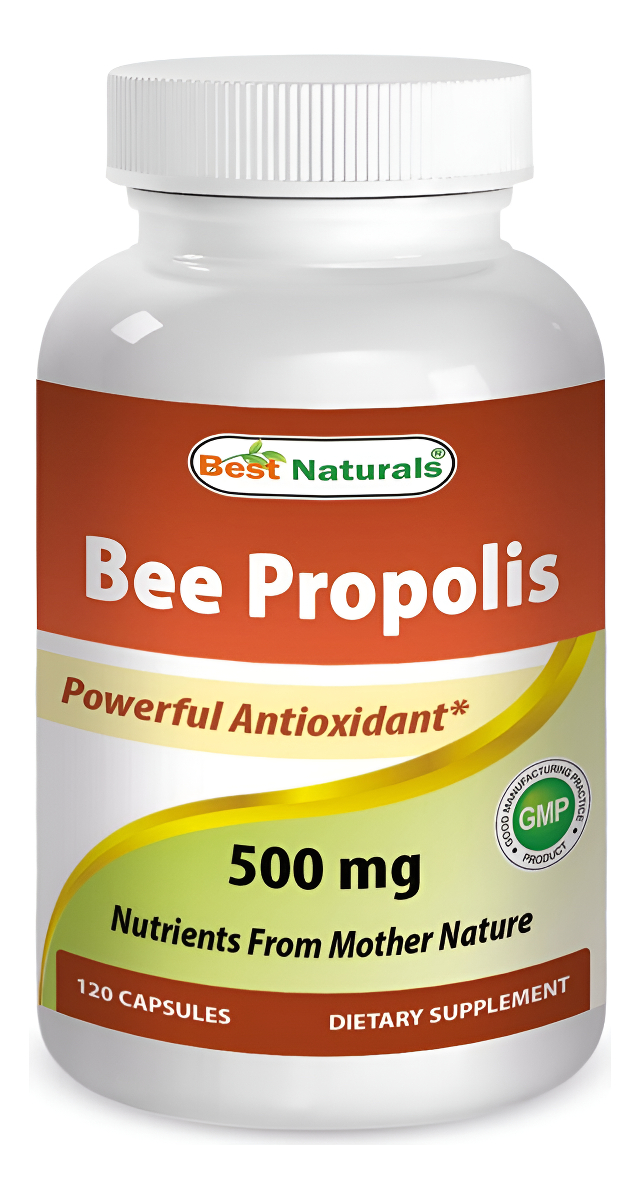 Best Naturals Propóleos De Abeja 500 Mg 120 Cápsulas