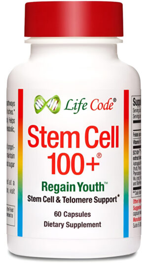 Stem Cell 100+: Suplemento Anti-envejecimiento Y Regeneración Multi-pathway Apoya Células Madre, Telómeros, Genes De Lo