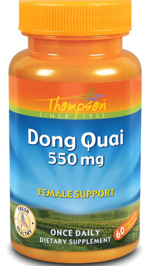 Dong Quai 550 Mg 60 Cápsulas Thompson Regulador Hormonal