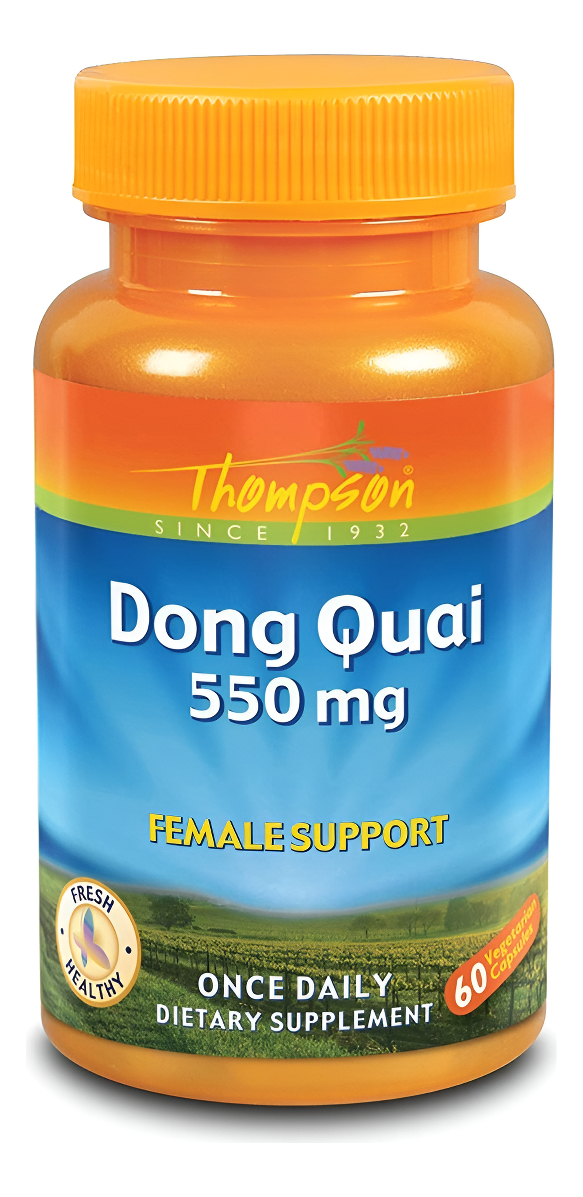 Dong Quai 550 Mg 60 Cápsulas Thompson Regulador Hormonal