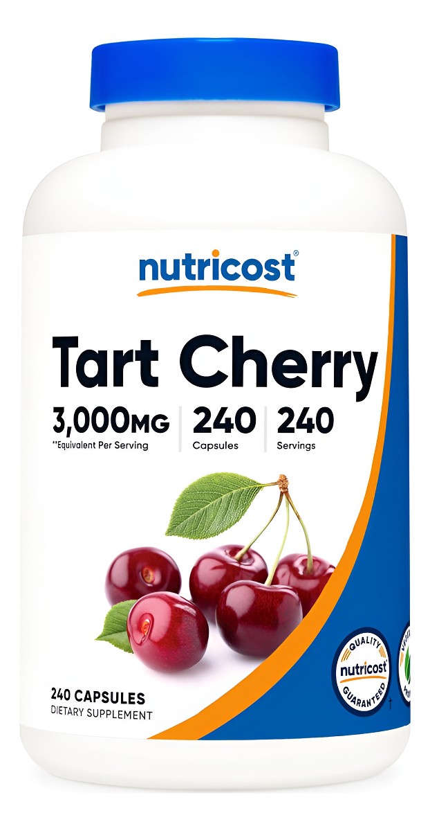 Nutricost Extracto De Cereza Ácida 3000 Mg, 240 Cápsulas Vegetarianas, Sin Gluten, Sin Omg