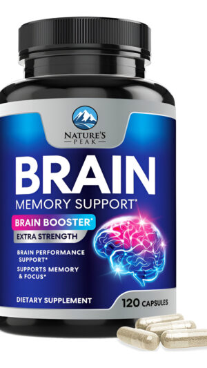 Suplemento Cerebral Para Memoria Y Enfoque, Apoyo Nootrópico Para Concentración, Claridad, Energía, Salud Cerebral Con