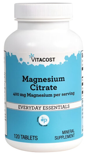Citrato De Magnesio 400 Mg Por Porcion 120 Table De Vitacost