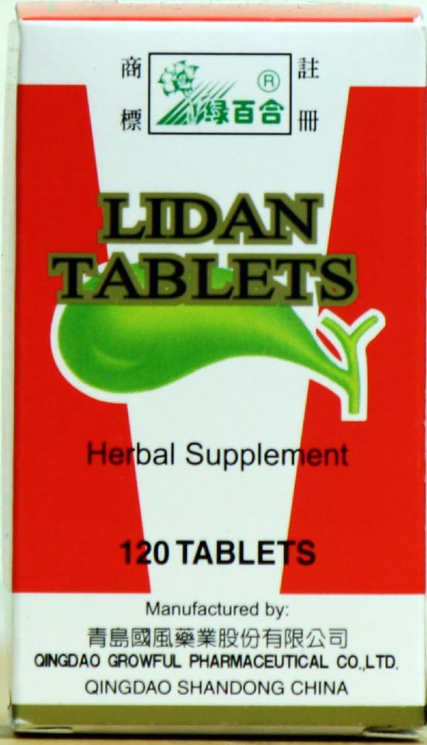 Lidan 120 Tableta Botella De Lv Bai He Brand Suplementos Dietéticos De Solstice Medicine Company