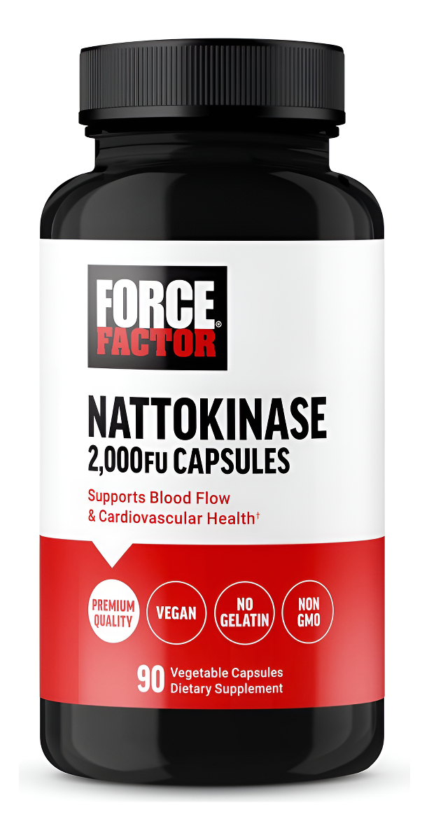 Force Factor Nattokinase 2000 Fu, Suplemento De Nattoquinasa Para La Salud Del Corazón Y La Salud De La Presión Arteria