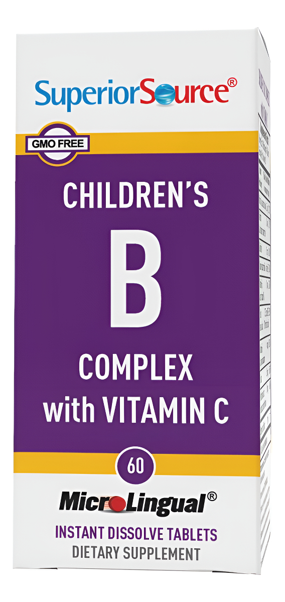 Superior Source Complejo B Con Vitamina C Para Niños, 60 Tabletas
