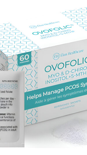 Ovofolic Suplemento De Myo-inositol Y D-chiro Inositol Plus Folato Activo- Proporción Ideal 40:1, 60 Sobres