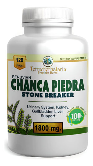 Chanca Piedra Stone Breaker | Fabricado En Estados Unidos Con Piedra Chanca De Primera Calidad De Perú | 1800 Mg | Trit