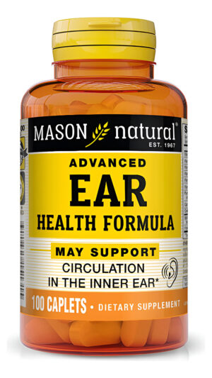 Mason Natural Fórmula Avanzada Para La Salud Del Oído, 100 Cápsulas