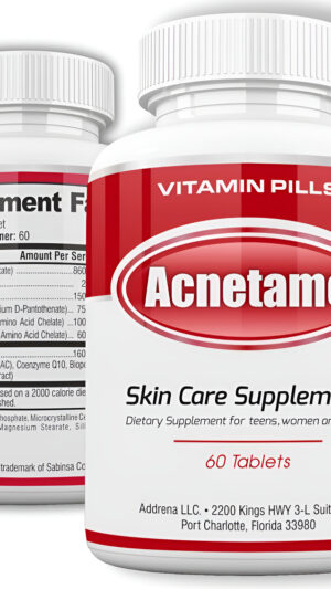 Suplementos Vitamínicos Para Tratamiento Del Acné De Acnetame (60 pastillas)