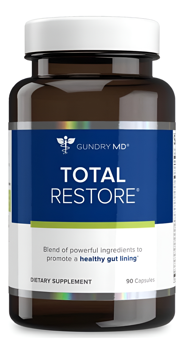 Gundry Md Total Mezcla De Soporte Intestinal Restore Gut, 90 Cápsulas