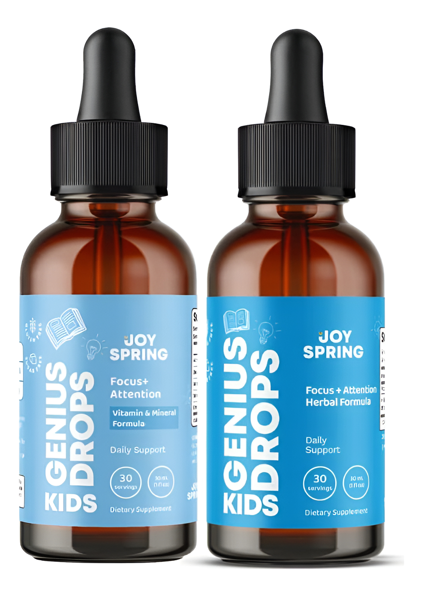 Joyspring Vitaminas Focus Para Niños: Mezcla De Vitaminas Orgánicas De B9, B12, Zinc Y Vitamina C