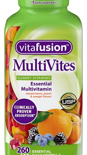 Vitafusion Multivites, 260 Gomitas Multivitamínicas Suplementarias