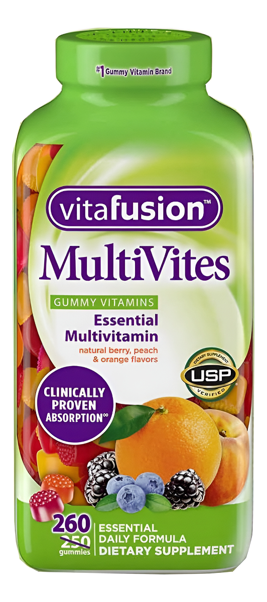 Vitafusion Multivites, 260 Gomitas Multivitamínicas Suplementarias