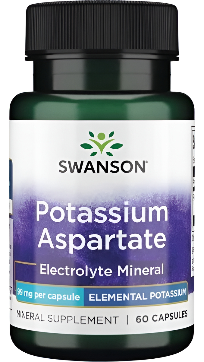 Aspartato De Potasio 60 Caps 99 Mg De Swanson