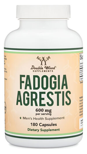 Fadogia Agrestis 600 Mg Por Porción (180 Cápsulas) Potente Extracto Para Apoyar El Rendimiento Atlético Y El Crecimient