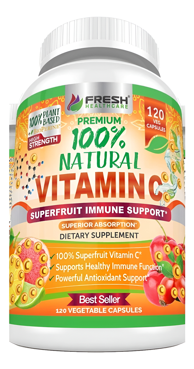 Vitamina C 120 Cap Fresh Healt