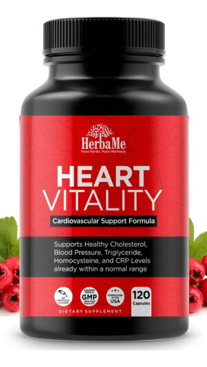 Suplemento De Apoyo Cardíaco Y Presión Arterial, 120 Cápsulas, Promueve La Salud Cardiovascular, Colesterol Saludable,