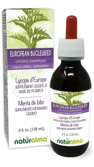 Naturalma Hierba De Los Lobos (lycopus Europaeus) - Sin Alcohol - Extracto Líquido De 4 Onzas Líquidas En Gotas