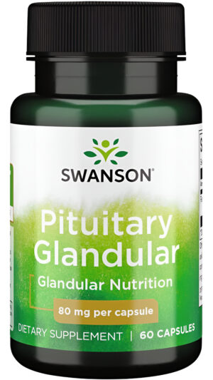 Swanson Glandular Pituitaria Cruda 80 Miligramos 60 Cápsulas