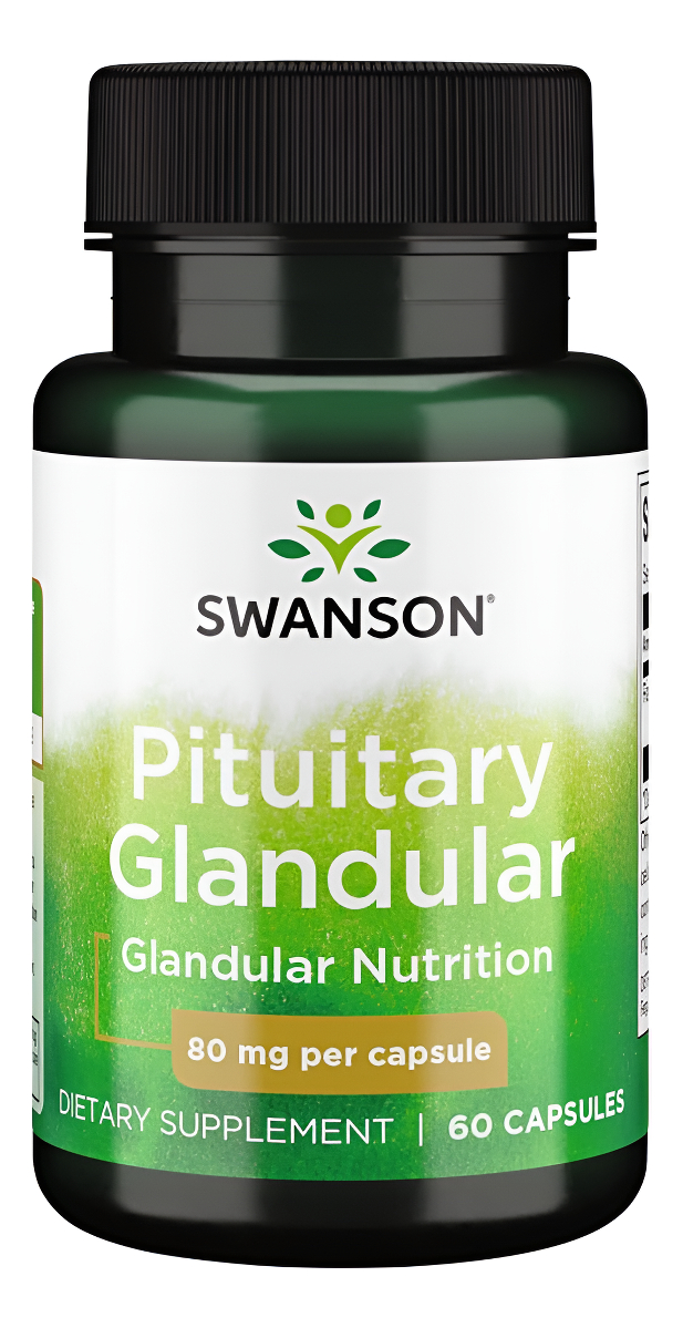 Swanson Glandular Pituitaria Cruda 80 Miligramos 60 Cápsulas